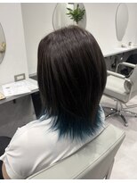 ヴィヒタ 川越 本川越(VIHTA.)&nbsp;インナーカラー/ターコイズブルー/ブリーチカラー◎川越本川越