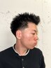 【オススメ♪】メンズカット＋選べる♪【炭酸スパ or 眉カット】　5500円