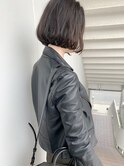 レザーが似合う抜け感大人ボブ【Ruufus恵比寿渋谷】31519