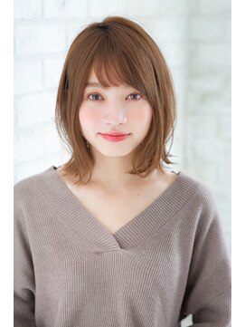 ジョエミバイアンアミ(joemi by Un ami) 【joemi】毛先ワンカール外ハネミディ(小倉太郎)