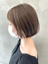 ペスカ 長町南店(pesca)&nbsp;ミニボブ×アッシュグレージュ (ブリーチなし)