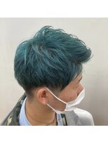 メンズヘアサロン トーキョー(Men's hair salon TOKYO.) グリーンカラー