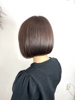 クリアリティ ヘアーサロン 京都駅前本店(clarity hair salon)&nbsp;似合わせボブ×バイオレットブラウン　@1101_hairstyle●07１●