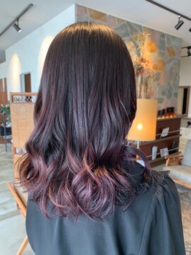 ディードア ヘア ヴィジョン(Ddoor hair vision) チェリーピンクバレイヤージュ