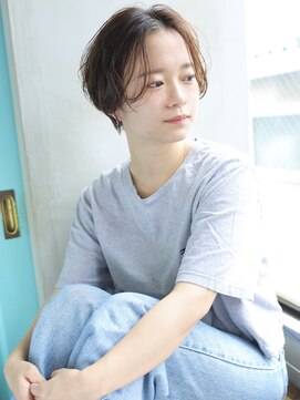 バース(BIRTH) 天神【BIRTH】前髪なしショート×ペールベージュ　6