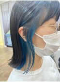 【olino】10代20代30代☆大人気インナー×クリアブルー