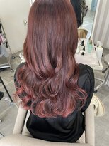 ヘアー フルール(Hair fleur) ロングレイヤー　× インナーカラー