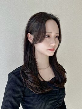 コア 銀座(COA) 前髪に合わせ/リフトレイヤー/ナチュラル/くびれ巻き/モテ髪