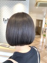 ラボヌールヘアー シェリ 久喜店(La Bonheur hair cheri)&nbsp;【cheri石川】オリーブグレージュ/前下がりボブ【久喜美容室】