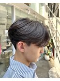センターパート/シースルーマッシュ/ニュアンスパーマ