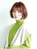【tetote三宮】レイヤーボブ ワンカール　インナーカラー