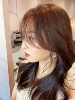 ルームバイシー 新宿(Loom. by Sea)&nbsp;韓国風前髪×レイヤーカット【髪質改善/新宿/レイヤーカット】