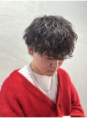 波巻きパーマ/メンズパーマ/ウルフパーマ/マッシュウルフ