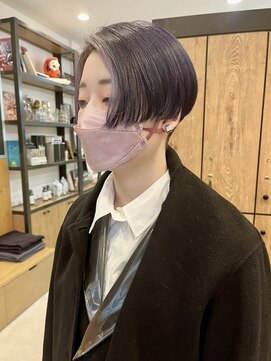 ザレミー(THE REMMY) ハンサムショート/刈り上げショート/ラベンダーカラー