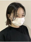 IVE ガウル風 ぱつっとボブ