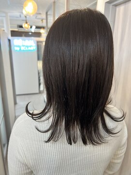 アノン エクラート 浦和店(Anon ECLART) 暗めナチュラルカラーｘ外ハネウルフ