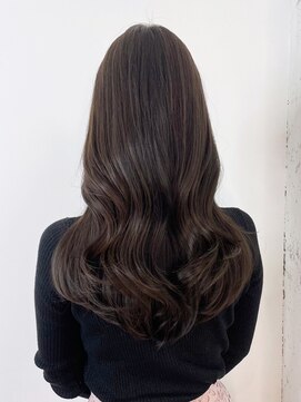 アイティーバイアルバム 藤沢店(IT by ALBUM) グレーベージュグレージュカラーレイヤーロング_ba497001