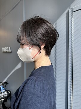 トッカ ヘアアンドトリートメント 難波店 小顔似合わせカット愛されクールショート20代/30代40代50代/難波