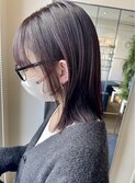 【W_SALON 河原町】ブリーチ無し秋色ソフトブラウン