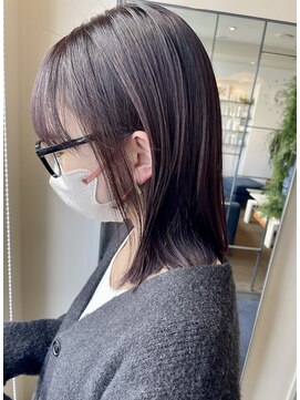 ダブル アンダーバー サロン(W_SALON) 【W_SALON 河原町】ブリーチ無し秋色ソフトブラウン