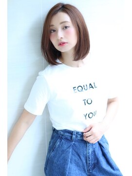 オーロ 千里山店(ORO) 20代30代40代50代ボブルフネビージュ小顔ワンレンショート