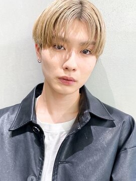 アース 錦糸町店(HAIR&MAKE EARTH) ナチュラルマッシュ ハイトーンカラー ミルクティーベージュ