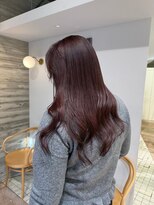 ヲタク(wotaku.) ピンクラベンダーグレージュ透明感カラー暖色カラーワインレッド