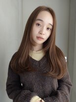 エンス 銀座(Ence)&nbsp;ココアブラウン/ミディアムレイヤー/オリーブグリーン/小顔/銀座