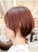 ショート/ショートボブ/丸みショート