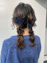 ヴェイン 渋谷(vain)&nbsp;10代20代30代◎ツインテールモテ髪編みおろし