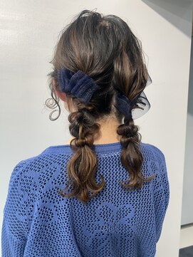 ヴェイン 渋谷(vain) 10代20代30代◎ツインテールモテ髪編みおろし