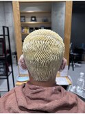 【吉元　龍一】金髪BUZZ STYLE