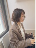 大人気ボブ×パーマ