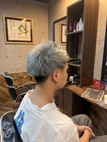 ザブラッズ 姫路(THE BLOODS)&nbsp;刈り上げ×青みシルバーカラー