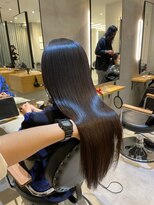 ジーナ 船橋(Zina) 髪質改善*ロングレイヤーグレーベージュ*美髪【Zina船橋】