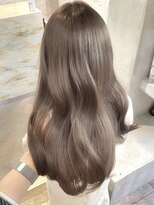 ディモアンド 表参道(Dimo&)&nbsp;x透明感カラー/イメチェン/ホワイトブロンド/外ハネボブ/美髪