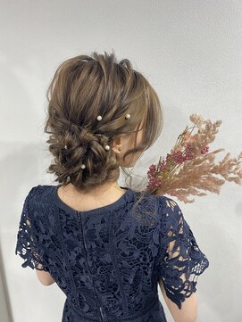ファースト 清水店(first) 【ヘアセットサロンfrstLABO】ナチュラルアップスタイル♪