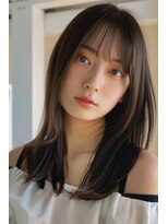 ルアナ(Luana)&nbsp;顔まわりレイヤーナチュラルストレート