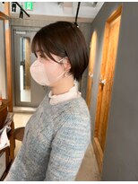 ミッシュバイアーバン(misch by urban.)&nbsp;コンパクトショートカット/透明感オリーブベージュ