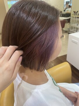 パープルインナーカラー