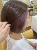 パープルインナーカラー
