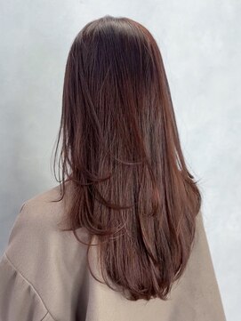 アイティーバイアルバム 下北沢店(IT by ALBUM) ロング顔周りレイヤー韓国ヘアココアベージュ_ba572961