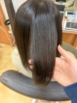 ヒラトヤ 肴町店&nbsp;髪質改善トリートメント顔周りカットミセスヘア白髪ぼかし