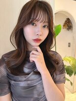 レイラバイアフロート 吉祥寺(Lila by afloat)&nbsp;レイヤーロング/ぱっつん前髪/フレンチカジュアル/韓国ヘア