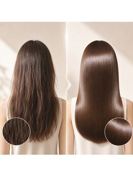 ゴートヘアタカツキ(GOAT hair)の写真/【JR高槻駅徒歩2分】業界最新トリートメント多数導入◎全メニューにコーティングトリートメント付き！