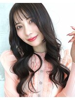 キングスベリー(Hair Relaxation King's Berry) 愛されゆる巻きロング×透け感バング3.18イメチェン