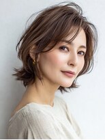 Heart's美人設計と白髪ぼかし専門店 青山表参道店 脱白髪染め/ショートヘア【ハーツ】&nbsp;白髪ぼかし脱白髪染め似合わせショートボブ40代50代60代