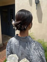 ラポール 蟹江(RAPPORT)&nbsp;【和装ヘア】上品シニヨンで艶感美人まとめ髪