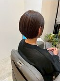 国分寺ショートカットショートボブイルミナカラーヘッドスパ韓国