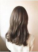 ブリーチなしで作るアッシュベージュ#みの色